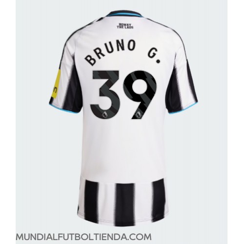 Camiseta Newcastle United Bruno Guimaraes #39 Primera Equipación Replica 2025-26 para mujer mangas cortas
